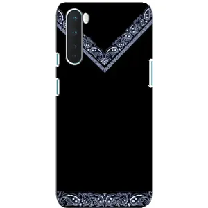 Силиконовый Чехол на OnePlus Nord (Воротник вышиванки)