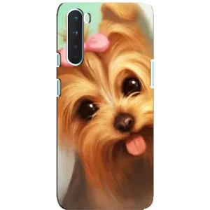 Чехол (ТПУ) Милые собачки для OnePlus Nord (Йоршенский терьер)