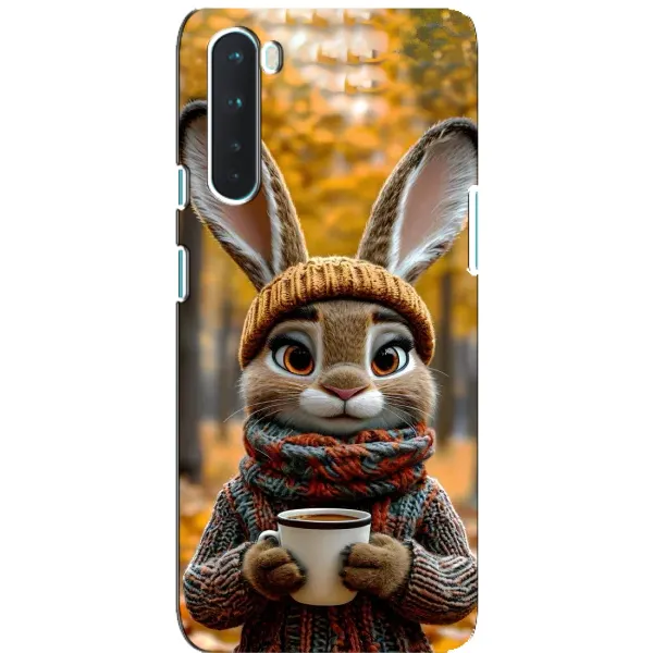 Чехол с рисунком «Зайчик с кофе» для OnePlus Nord Чехол с рисунком «Зайчик с кофе» для OnePlus Nord