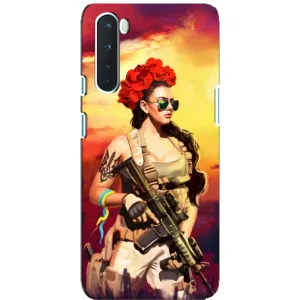 ЗСУ Чехлы (TPU) для OnePlus Nord (Женщина солдат)