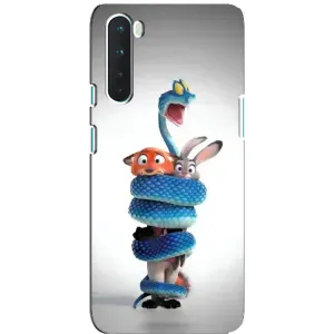 Силиконовый чехол с принтом Зоотрополіс для OnePlus Nord (Змея Зоо)