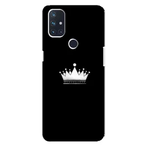 Чохол (Корона на чорному фоні) для ВанПлас Норд 10 (5G) (Біла корона)