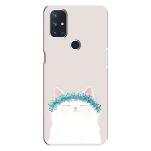 Чохол на тематику: Коти для OnePlus Nord 10 5G (Білий котик)
