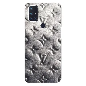 Текстурний Чохол Louis Vuitton для ВанПлас Норд 10 (5G) (Бежевий ЛВ)