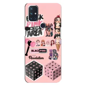 Чохли з картинкою для OnePlus Nord 10 5G (BLACK PINK колаж)