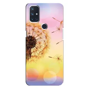 Силиконовый Чехол с одуванчиками на OnePlus Nord 10 5G (Цветок-одуванчик)