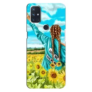 Чохол Стильні дівчата на OnePlus Nord 10 5G (Дівчина на полі)