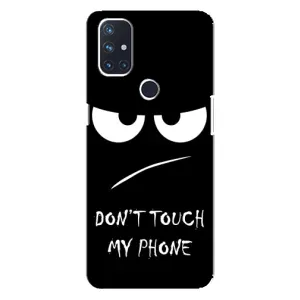 Чехол с прикольным текстом на OnePlus Nord 10 5G (Dont)