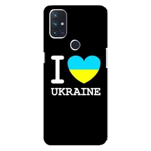 Чехол с Украинской символикой на ВанПлас Норд 10 (5G) (I Love Ukraine)