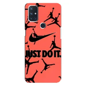 Силіконовый Чохол Nike Air Jordan на ВанПлас Норд 10 (5G) (Just Do It)