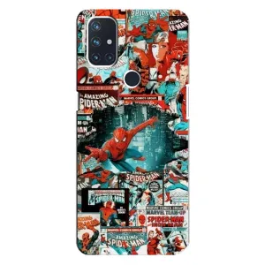 Чохол Супергерой Людина Павук на OnePlus Nord 10 5G (Комікси Людина Павук)