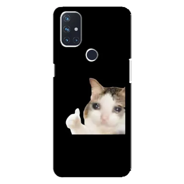 Чехол с рисунком «Кот в слезах» для OnePlus Nord 10 5G Чехол с рисунком «Кот в слезах» для OnePlus Nord 10 5G