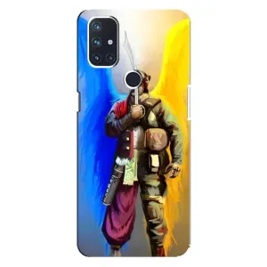 Чохол з картинкою (Патріотичний КОЗАК) на OnePlus Nord 10 5G (КОЗАК з крилами)