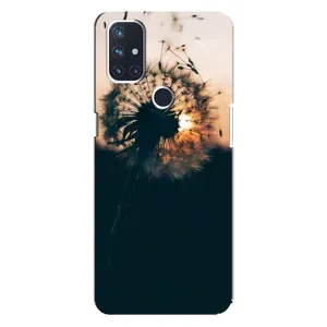 Силиконовый Чехол с одуванчиками на OnePlus Nord 10 5G (Красивый одуванчик)