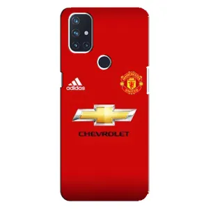 Силиконовые Чехлы принт Футбол на OnePlus Nord 10 5G (Man United)