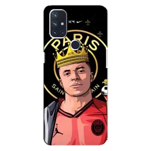 Чехол (TPU) с Футболистом на OnePlus Nord 10 5G (Mbappe King)