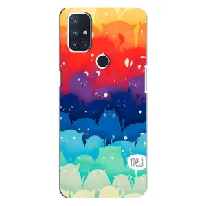 Силіконовий чохол з котиком для OnePlus Nord 10 5G (Mew)