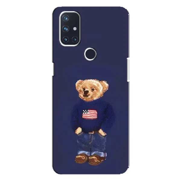 Чехол с рисунком «Мишка USA» для OnePlus Nord 10 5G Чехол с рисунком «Мишка USA» для OnePlus Nord 10 5G