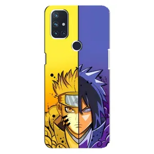 Купить Чехлы на телефон с принтом Anime для OnePlus Nord 10 5G (Naruto Vs Sasuke)