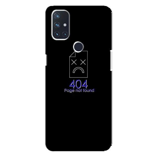 Чехол с рисунком «Ошибка 404» для OnePlus Nord 10 5G Чехол с рисунком «Ошибка 404» для OnePlus Nord 10 5G