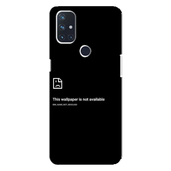 Чехол с рисунком «Ошибка» для OnePlus Nord 10 5G Чехол с рисунком «Ошибка» для OnePlus Nord 10 5G