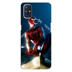 Чохол Супергерой Людина Павук на OnePlus Nord 10 5G (Павук на домі)
