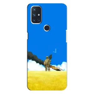 Чехлы на военную тематику для OnePlus Nord 10 5G (Попадание)