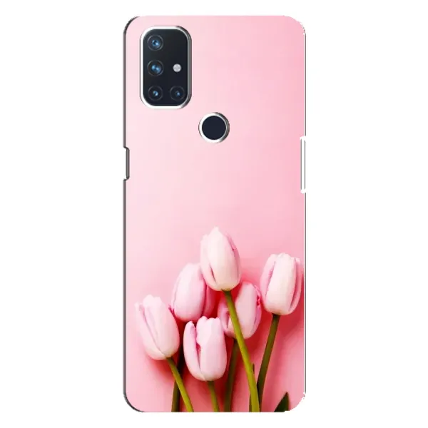 Чехол с рисунком «Розовые тюльпаны» для OnePlus Nord 10 5G Чехол с рисунком «Розовые тюльпаны» для OnePlus Nord 10 5G