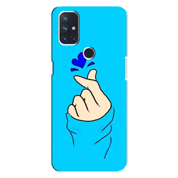 Чехол с рисунком «Сердце на синем» для OnePlus Nord 10 5G Чехол с рисунком «Сердце на синем» для OnePlus Nord 10 5G