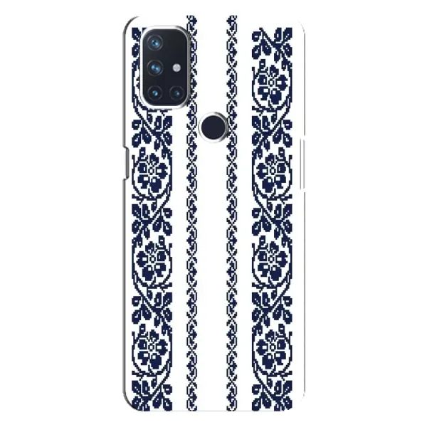 Чехол с рисунком «Синяя вышиванка» для OnePlus Nord 10 5G Чехол с рисунком «Синяя вышиванка» для OnePlus Nord 10 5G
