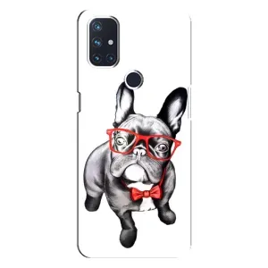 Бампер для OnePlus Nord 10 5G з картинкою "Песики" (В окулярах)