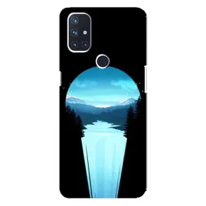 Летний Чехол на OnePlus Nord 10 5G (Синий Водопад)