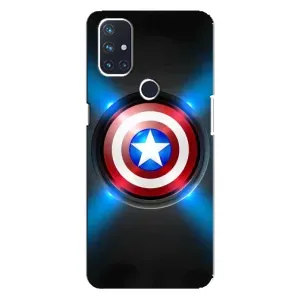 Чохол с Щітом Капітана Америки на OnePlus Nord 10 5G (Яскраий Щит Капітана)