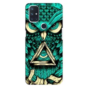 Чохли з принтом СОВИ для OnePlus Nord 10 5G (Зелена сова)