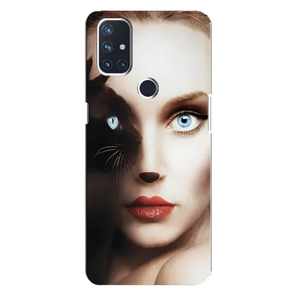 Чехол с рисунком «Женщина кошка» для OnePlus Nord 10 5G Чехол с рисунком «Женщина кошка» для OnePlus Nord 10 5G
