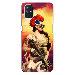 ЗСУ Чехлы (TPU) для OnePlus Nord 10 5G (Женщина солдат)