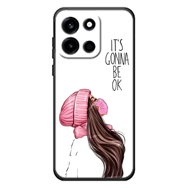 Чехол с рисунком «Девушка в маске» для OnePlus Turbo 6 Чехол с рисунком «Девушка в маске» для OnePlus Turbo 6
