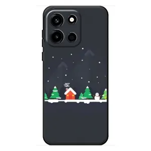 Силіконовий бампер на різдво для OnePlus Turbo 6 (Місто зимове)