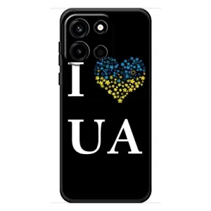 Силиконовый Чехол на OnePlus Turbo 6 (Я-Украина) (I Love UA)