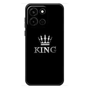 Чехол (Корона на чёрном фоне) для ВанПлюс Турбо 6 (KING)