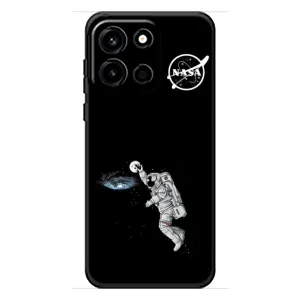 Силиконовый бампер с принтом "Наса" на OnePlus Turbo 6 (Космонавт баскетболист)