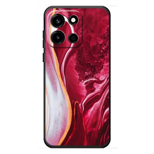 Чехол с рисунком «Красный мрамор» для OnePlus Turbo 6 Чехол с рисунком «Красный мрамор» для OnePlus Turbo 6