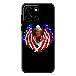 Чехол Флаг USA для OnePlus Turbo 6 (Крылья США)