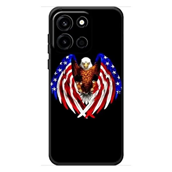 Чехол с рисунком «Крылья США» для OnePlus Turbo 6 Чехол с рисунком «Крылья США» для OnePlus Turbo 6