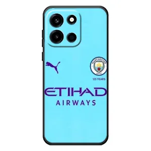 Силиконовые Чехлы принт Футбол на OnePlus Turbo 6 (Man City)