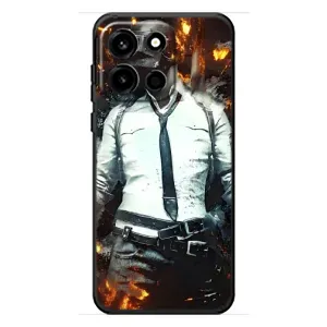 Силиконовый чехол с картинкой "Герой Pubg" на OnePlus Turbo 6 (Man Пубг)