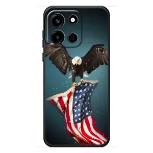 Чехол Флаг USA для OnePlus Turbo 6 (Орел и флаг)