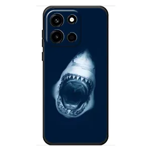 Силіконовий бампер з картинкою звірів для OnePlus Turbo 6 (Пащу Акули)