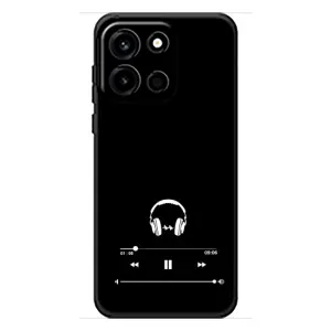 Чохол з картинками на чорному фоні для OnePlus Turbo 6 (Плеєр)