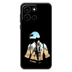 Силиконовый чехол с картинкой "Герой Pubg" на OnePlus Turbo 6 (Пубг мен)